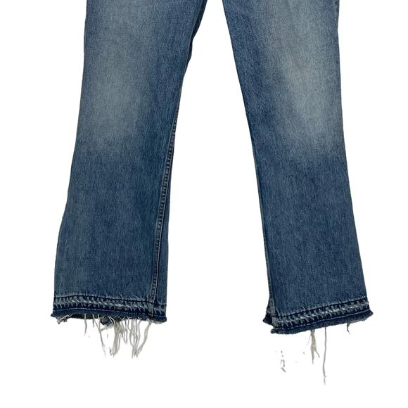 GRLFRND Denim Jeans Women's Size 27 Linda Pop Crop Jeans Button Fly Le Freak - Picture 5 of 12